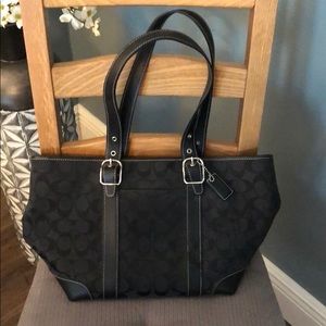 Coach fabric signature medium tote